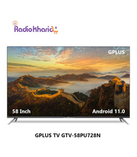 قیمت تلویزیون جی پلاس GTV-58PU728N از نمایندگی رسمی گلدیران ( با ارسال و مشاوره صوتی رایگان ) در رادیو خرید