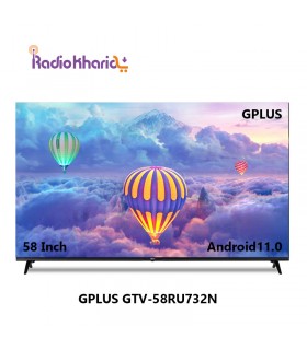 قیمت تلویزیون جی پلاس GTV-58RU732N از نمایندگی رسمی جی پلاس (با ارسال و مشاوره صوتی رایگان) در رادیو خرید