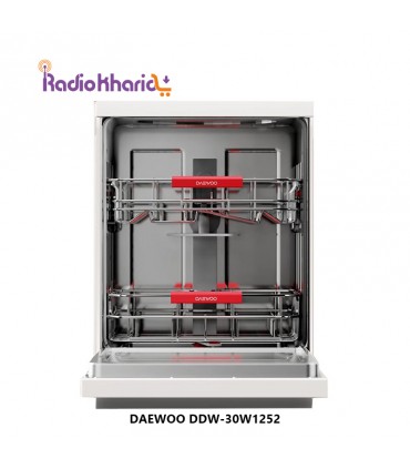 قیمت ماشین ظرفشویی دوو مدل 30W1252 سری گلوسی ظرفیت 144 پارچه در رادیو خرید