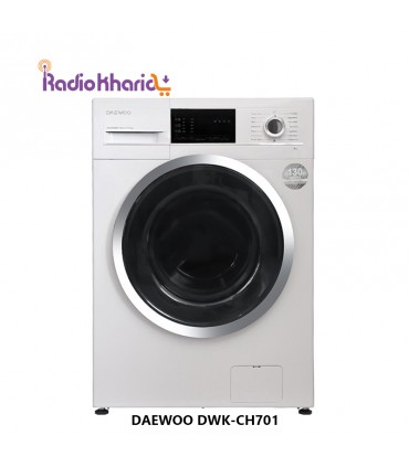 قیمت ماشین لباسشویی دوو DWK-CH701 نقره ای از نمایندگی رسمی دوو ( با ارسال و مشاوره صوتی رایگان ) در رادیو خرید