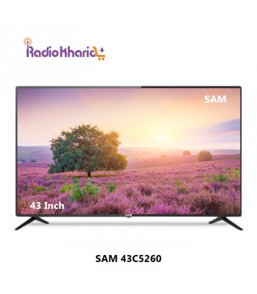 قیمت تلویزیون سام SAM 43C5260 از نمایندگی رسمی سام در تهران ( با ارسال و مشاوره صوتی رایگان ) در  رادیو خرید