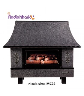 قیمت بخاری شومینه 22000 نیک کالا سیما MC22 دودکش دار از نمایندگی نیک کالا با مشاوره رایگان و ارسال فوری در رادیو خرید