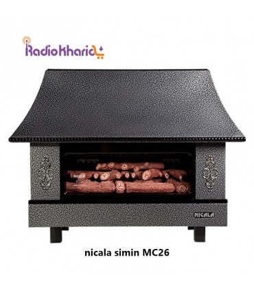 قیمت بخاری شومینه 26000 نیک کالا سیمین MC26 دودکش دار از نمایندگی نیک کالا با مشاوره رایگان و ارسال فوری در رادیو خرید