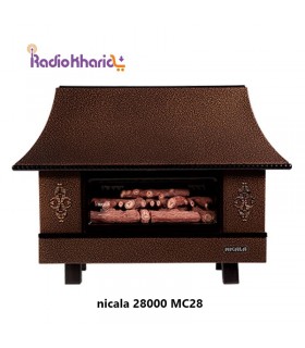 قیمت بخاری شومینه 28000  نیک کالا زرین MC28 دودکش دار از نمایندگی نیک کالا با مشاوره رایگان و ارسال فوری در رادیو خرید