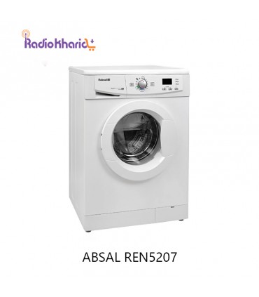 فروش ماشین لباسشویی آبسال REN5207 سفید و نقره ای قیمت (استثنایی) با ارسال و مشاوره صوتی رایگان در رادیو خرید