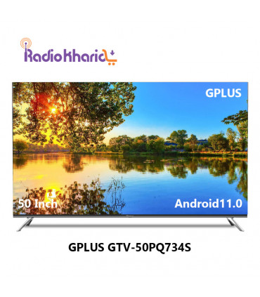 قیمت تلویزیون جی پلاس GTV-50PQ734S از نمایندگی رسمی گلدیران (با ارسال و مشاوره صوتی رایگان) در رادیو خرید