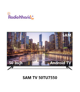 قیمت تلویزیون سام 50TU7550 از نمایندگی رسمی سام ( با ارسال و مشاوره صوتی رایگان ) در رادیو خرید