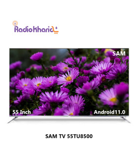 خرید تلویزیون سام SAM LED 55TU8500 قیمت فوق العاده از نمایندگی رسمی ( با ارسال و مشاوره صوتی رایگان ) در رادیو خرید